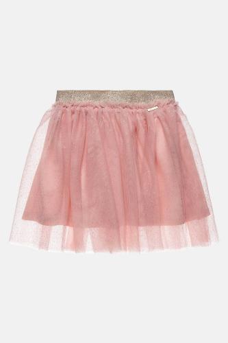 Alouette παιδική φούστα από τούλι μονόχρωμη με glitter εφέ - 00241635 Ροζ